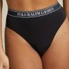 Polo Ralph Lauren Polo Essentials String-Tanga, High Waist -SPANX-Shop Polo Ralph Lauren Damen TW NW LW Polo Essentials Taillen Slip schwarz 4P2004 004