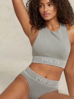 Polo Ralph Lauren Rib Seamless Slip, High Waist -SPANX-Shop Polo Ralph Lauren Damen TW NW LW Rib Seamless Slip high waist grau 4P2035 202 2