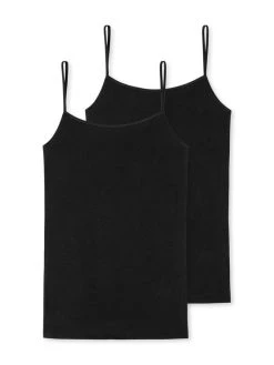 Schiesser 95/5 Organic Spaghetti-Top, 2er-Pack