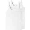 Schiesser 95/5 Organic Spaghetti-Top, 2er-Pack -SPANX-Shop Schiesser 95 5 Organic Traegertop 2er Pack weiss 174389 100 1626433703