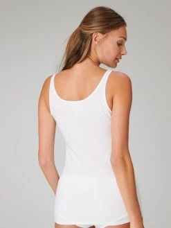 Schiesser 95/5 Organic Spaghetti-Top, 2er-Pack -SPANX-Shop Schiesser 95 5 Organic Traegertop 2er Pack weiss 174389 100 1626433736