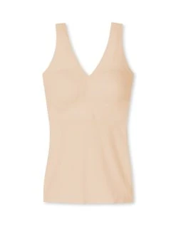 Schiesser Invisible Soft Tank-Top Mit Herausnehmbaren Pads -SPANX-Shop Schiesser Invisible Soft Tank Top mit herausnehmbaren Pads beige 170365 410 3