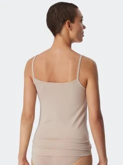 Schiesser Modal Essentials Spaghetti-Top Im Doppelpack -SPANX-Shop Schiesser Modal Essentials Spaghetti Top im Doppelpack beige 162895 410 2