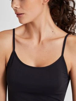 Seidensticker Micro Flex Spaghetti Top -SPANX-Shop Seidensticker F1 Micro Flex Spaghetti Top schwarz 600014 39 3