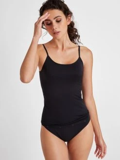 Seidensticker Micro Flex Spaghetti Top -SPANX-Shop Seidensticker F1 Micro Flex Spaghetti Top schwarz 600014 39 4