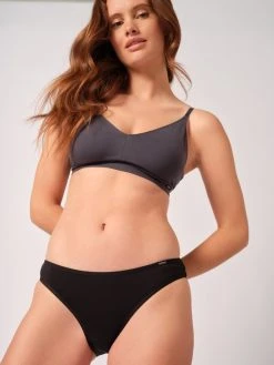 Skiny Every Day In Cotton Essentials Rio-Slip, 3er-Pack -SPANX-Shop Skiny Every Day In Cotton Essentials Rio Slip 3er Pack schwarz blau weiss 081482 S404 3