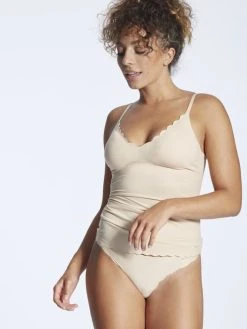 Skiny Every Day In Micro Essentials Spaghetti-Top -SPANX-Shop Skiny Micro Lovers Spaghetti Top beige 084261 2409 3