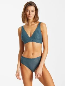 Sloggi ZERO Feel Lace 2.0 Taillen-Slip -SPANX-Shop Sloggi ZERO Feel Lace 2 0 Taillen Slip blau 10211284 00EN 2
