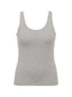 Spanx Cotton Control Tank-Top Mit Shaping-Effekt -SPANX-Shop Spanx Cotton Comfort Tank Top mit Shaping Effekt grau 10267R HEATHERGR 4