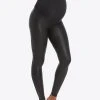 Mama Spanx Faux Leather Leggings Mit Shaping-Effekt