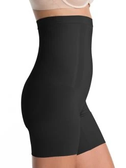 Spanx OnCore High-Waisted Mid-Thigh Short -SPANX-Shop Spanx On Core Highwaist Shaping Pants schwarz SS1915 BLACK 2