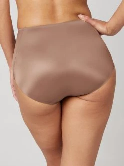 Spanx Shaping Satin Shaping-Slip, Satin-Finish -SPANX-Shop Spanx Shaping Satin Shaping Slip Satin Finish beige 40062R CAFe AU LAIT 1