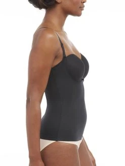 Spanx Suit Your Fancy Shaping Spaghetti-Top, Open-Bust -SPANX-Shop Spanx Suit Your Fancy Shaping Spaghetti Top Open Bust schwarz 10225R VERYBLACK 2