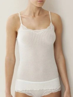 Zimmerli Maude Privé Spaghetti-Top Mit Spitze