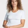 Zimmerli Pureness Kurzarm-Shirt -SPANX-Shop Zimmerli Pureness Kurzarm Shirt weiss 7003450 01